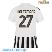 Camisa de time de futebol Juventus Nick Woltemade #27 Replicas 1º Equipamento Feminina 2026-27 Manga Curta